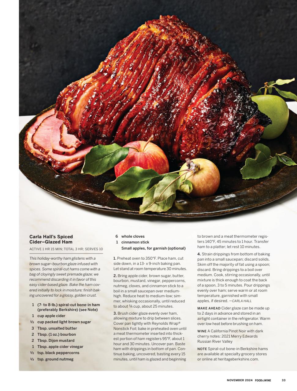Food & Wine Preview Pages