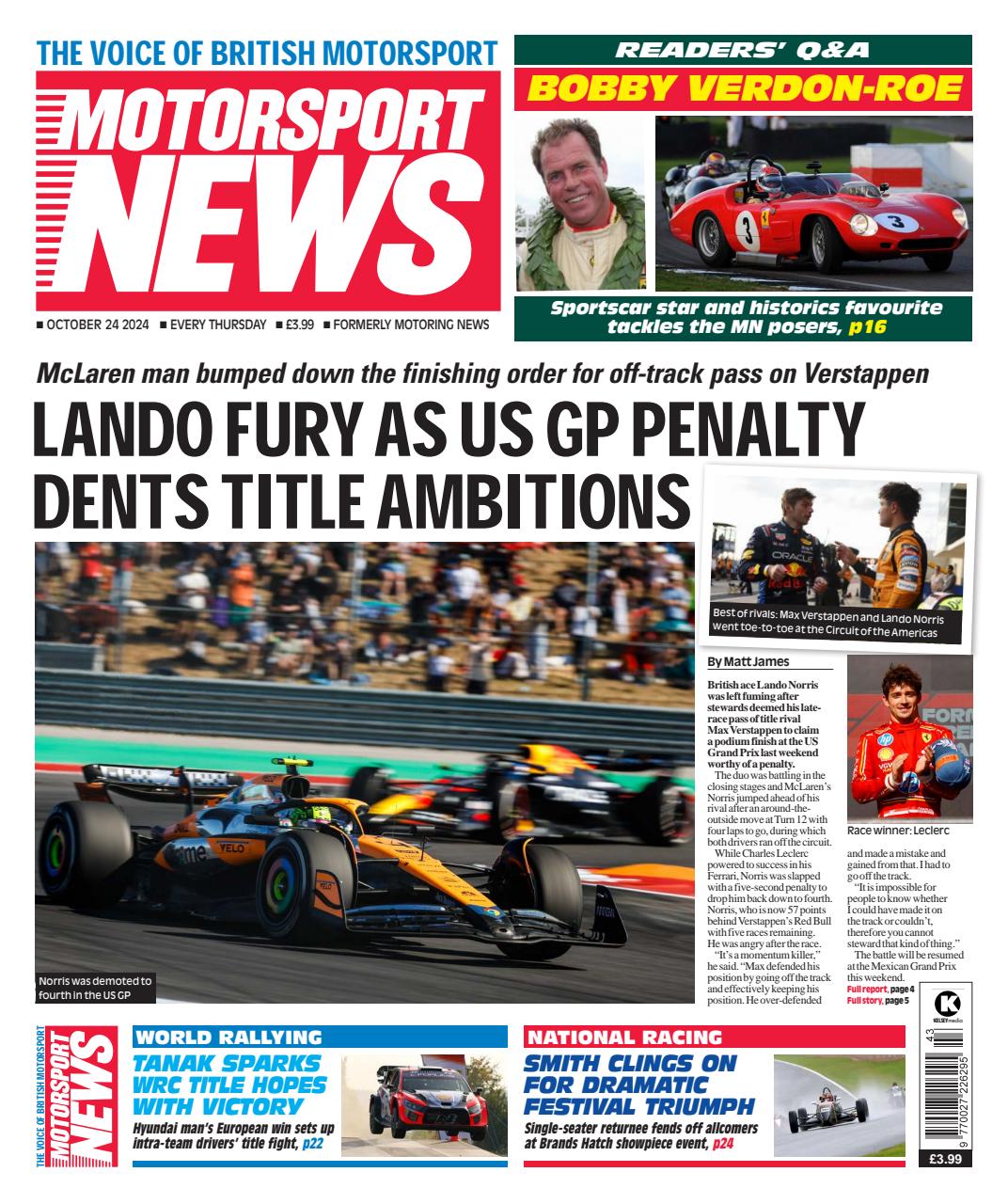 Motorsport News Preview Pages