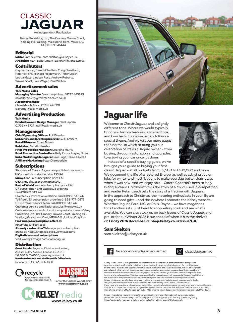 Classic Jaguar Preview Pages