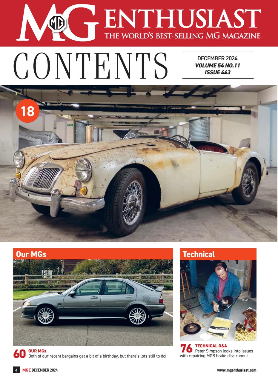 MG Enthusiast Preview Pages