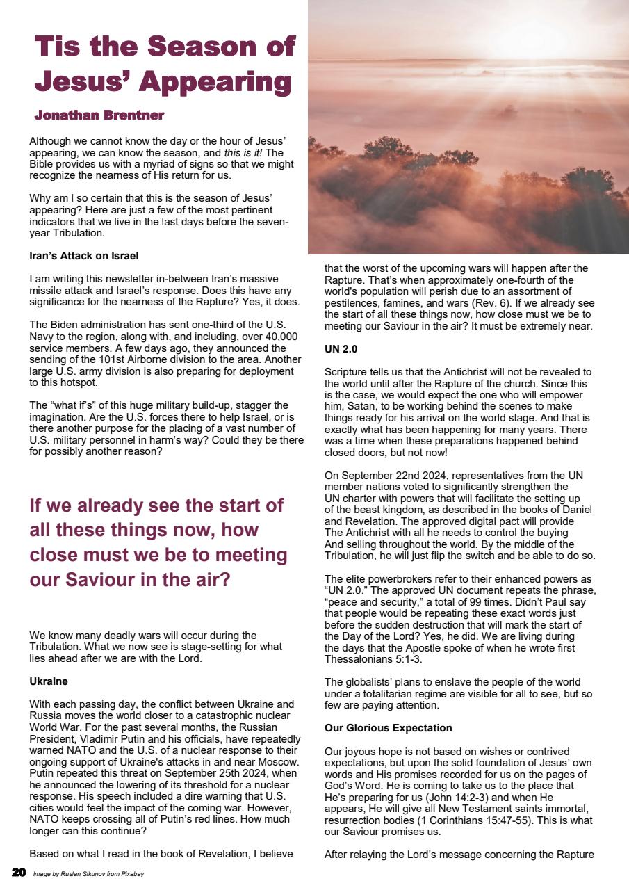 Prophetic Witness Preview Pages