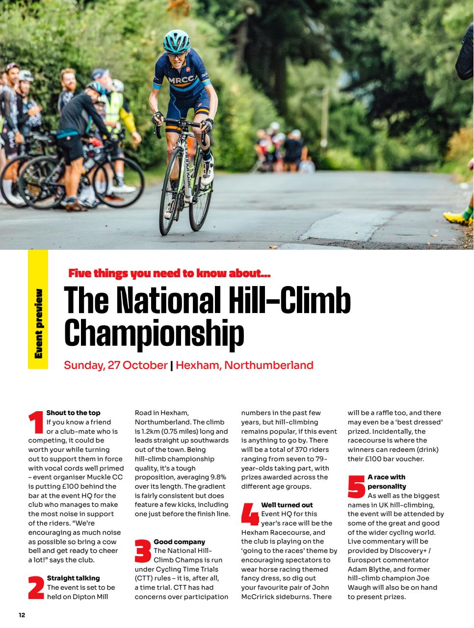 Cycling Weekly Preview Pages