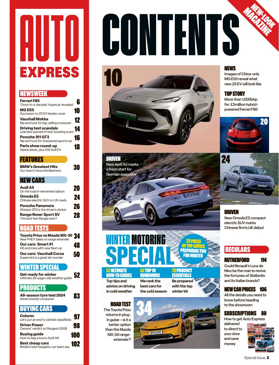 Auto Express Preview Pages