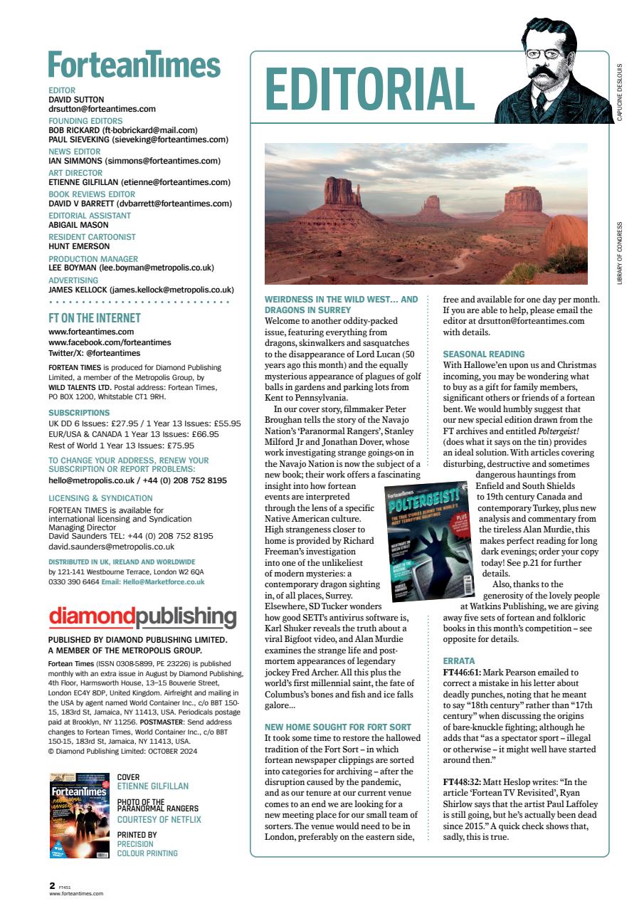 Fortean Times Preview Pages