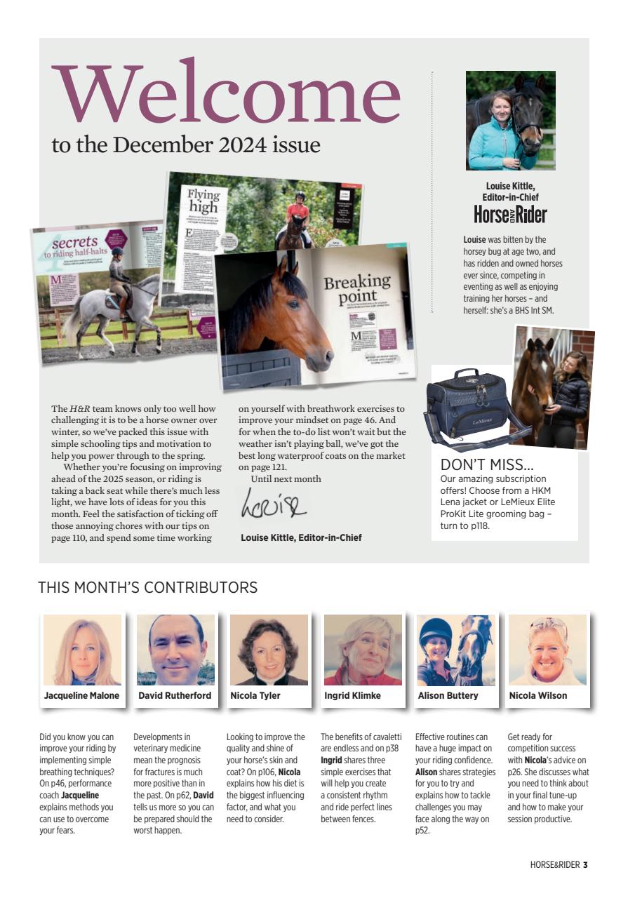 Horse&Rider Magazine - UK equestrian magazine for Horse and Rider Preview Pages