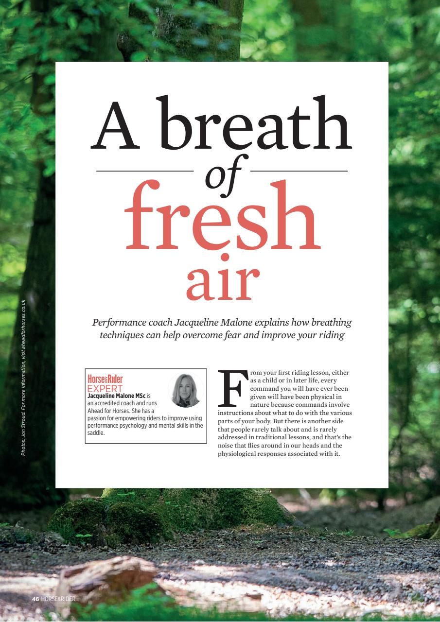 Horse&Rider Magazine - UK equestrian magazine for Horse and Rider Preview Pages