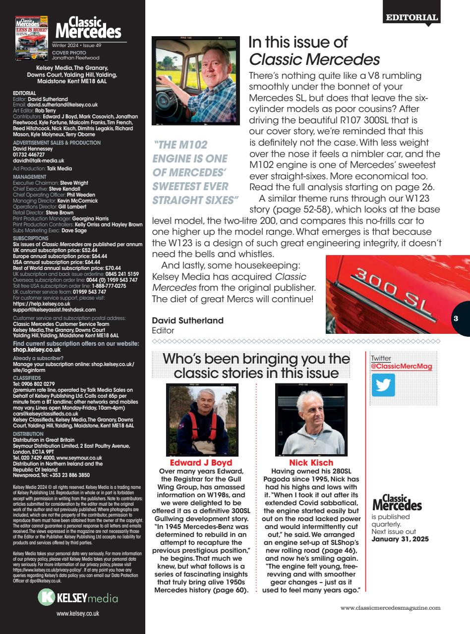 Classic Mercedes Preview Pages