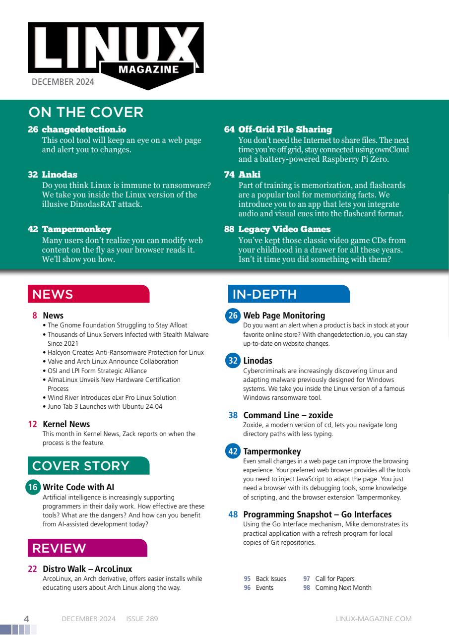 Linux Magazine Preview Pages