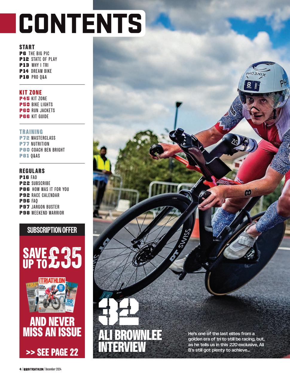 220 Triathlon Magazine Preview Pages