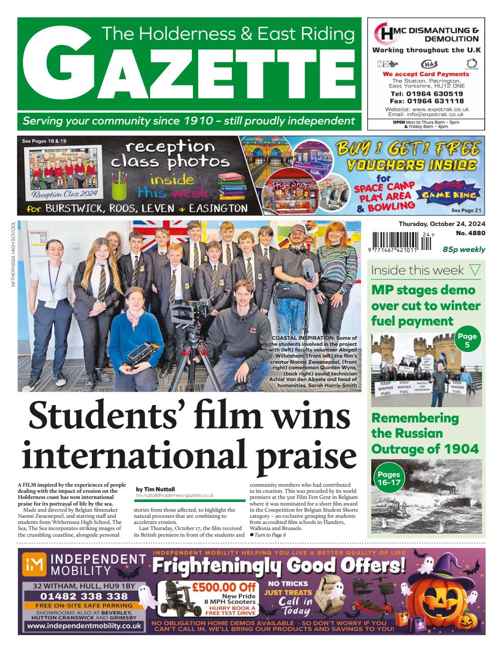 The Holderness & Hornsea Gazette Preview Pages