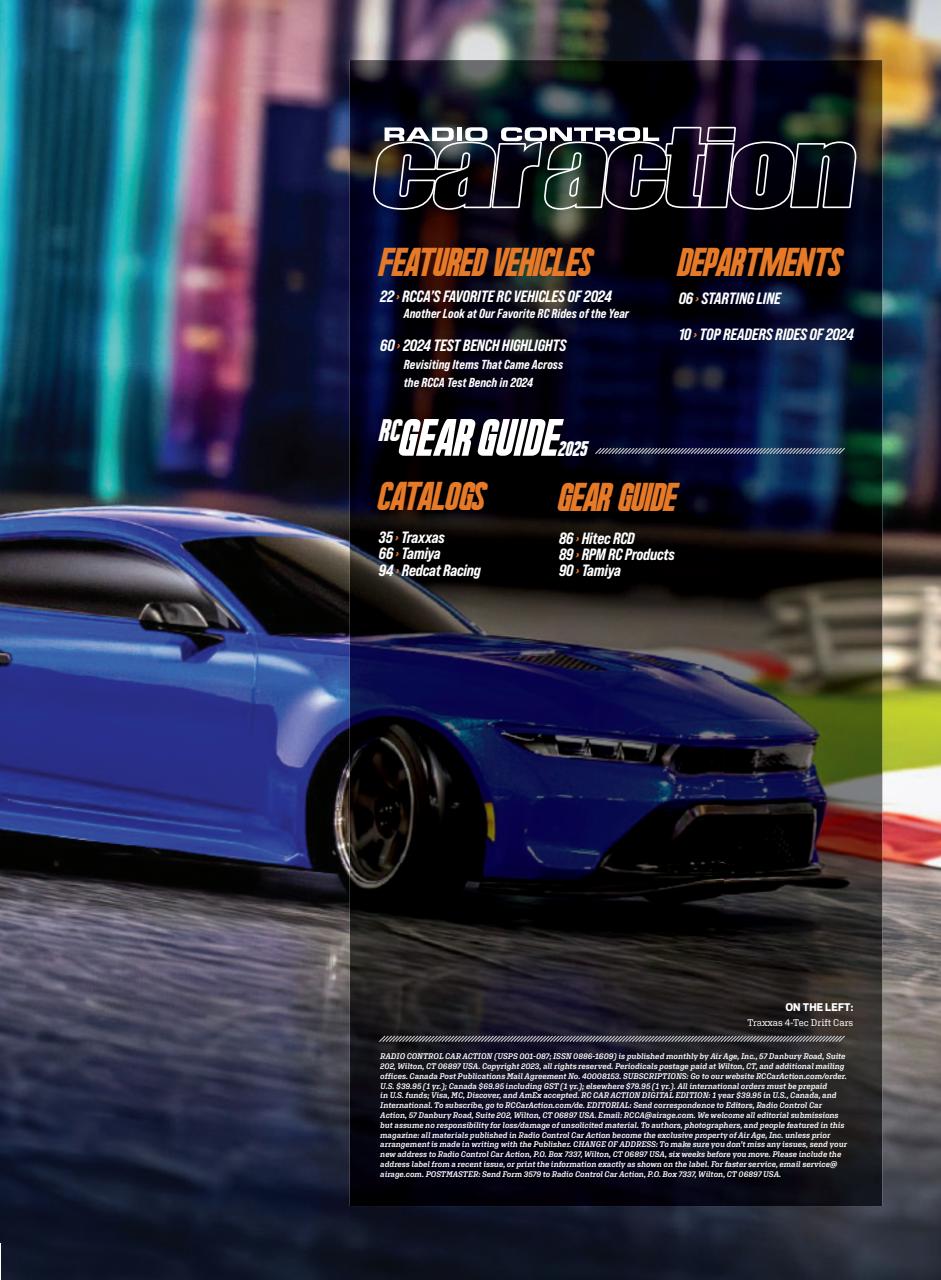 RC Car Action Preview Pages