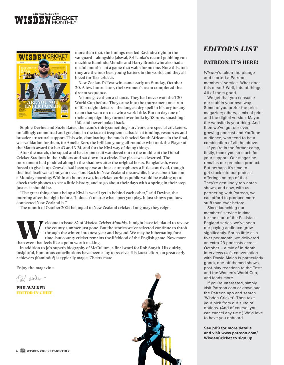 Wisden Cricket Monthly Preview Pages