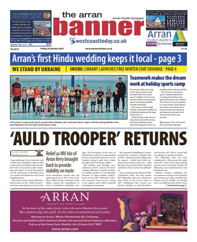 Arran Banner issue 25/10/2024