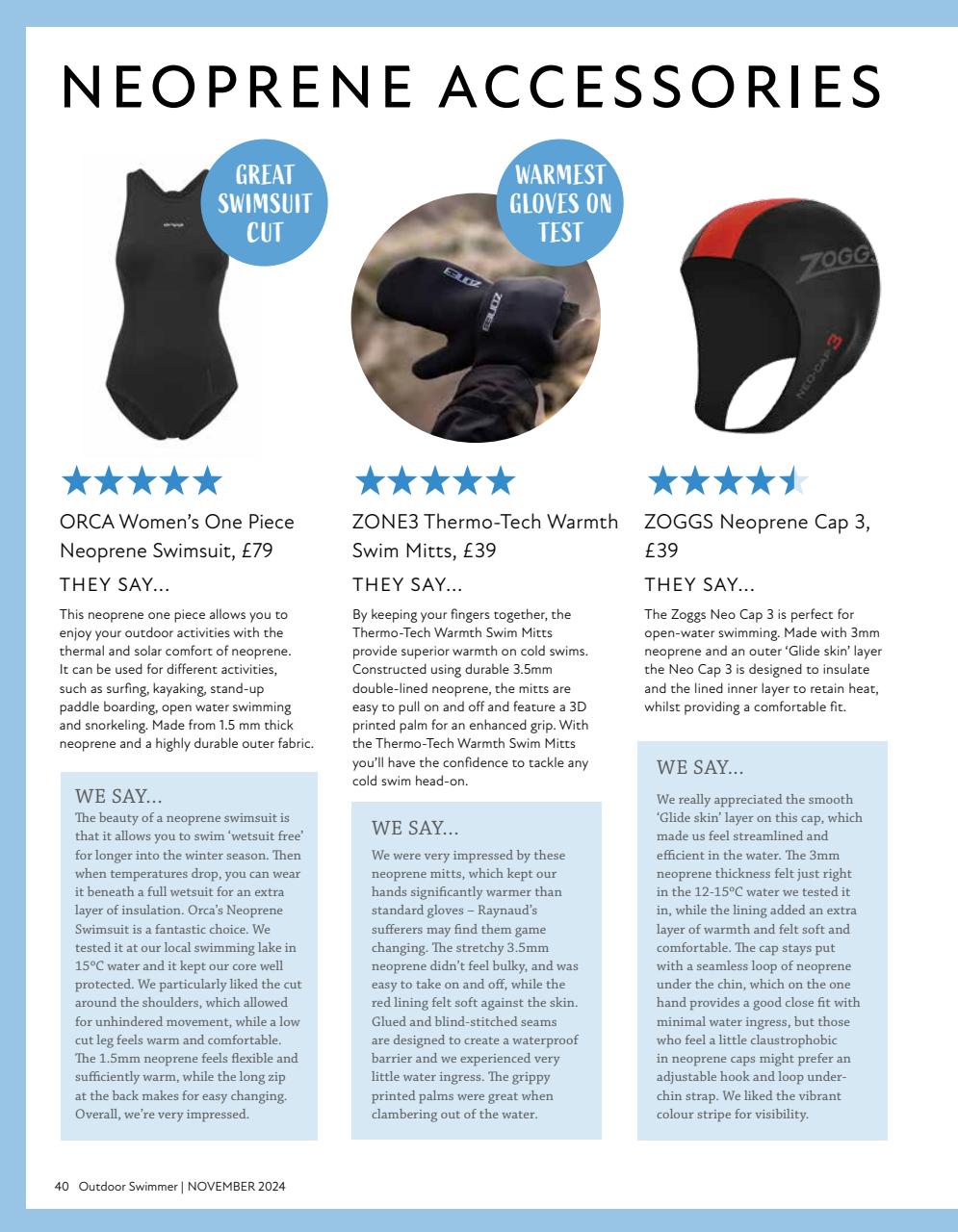 Outdoor Swimmer Preview Pages