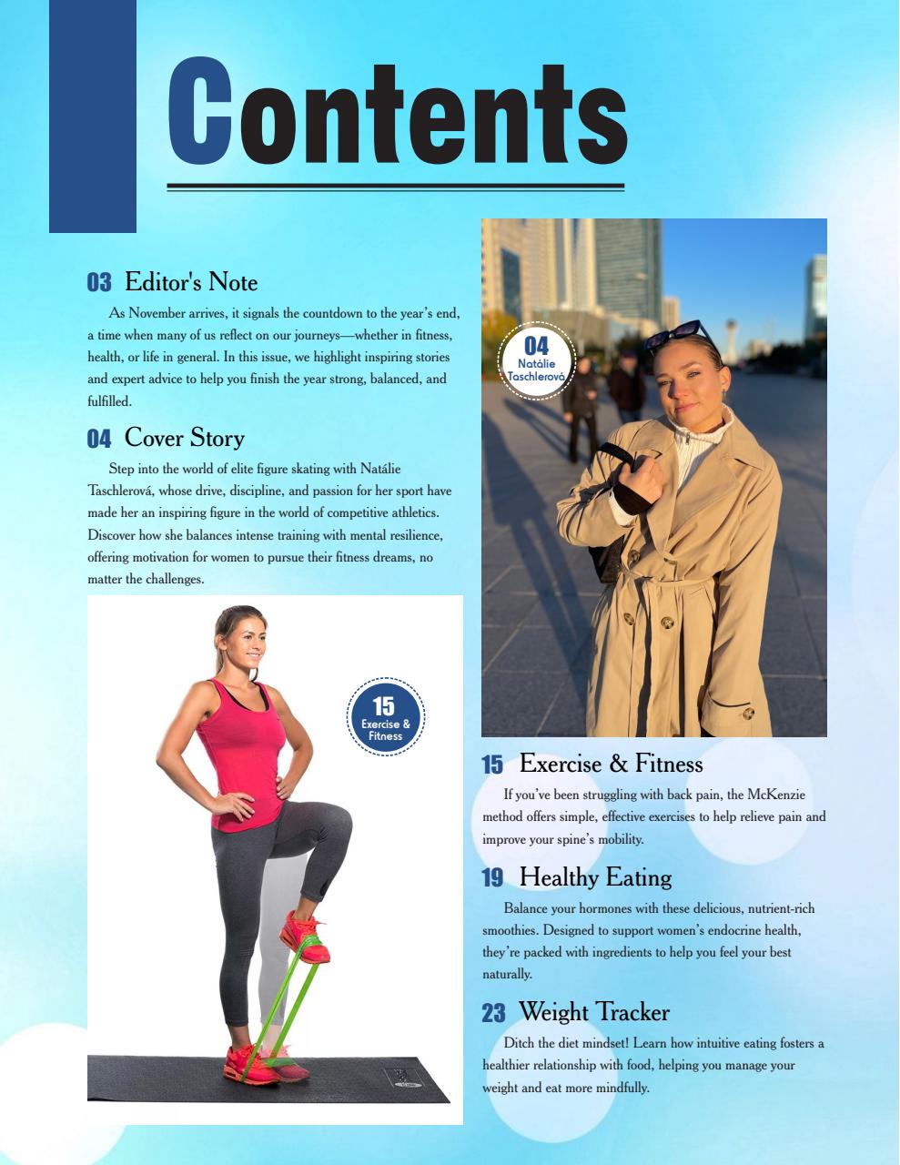 Women Fitness Preview Pages