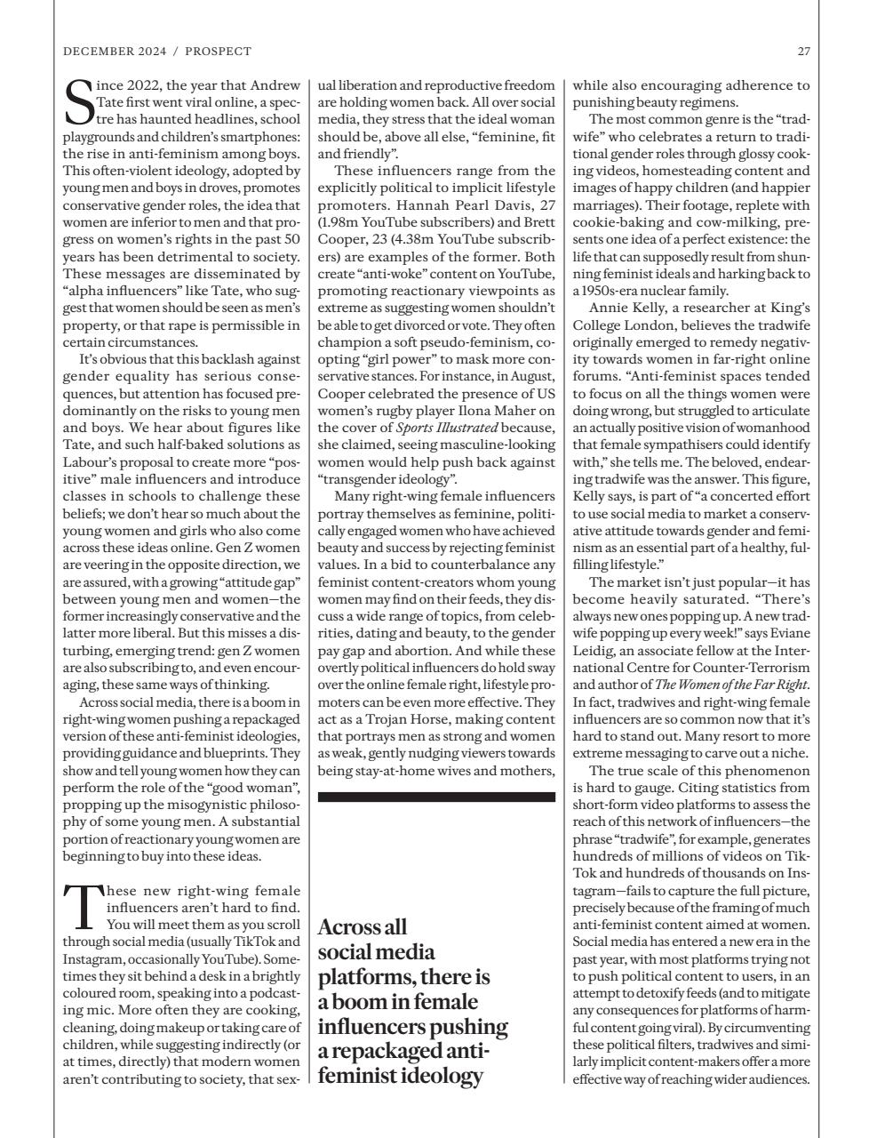 Prospect Magazine Preview Pages