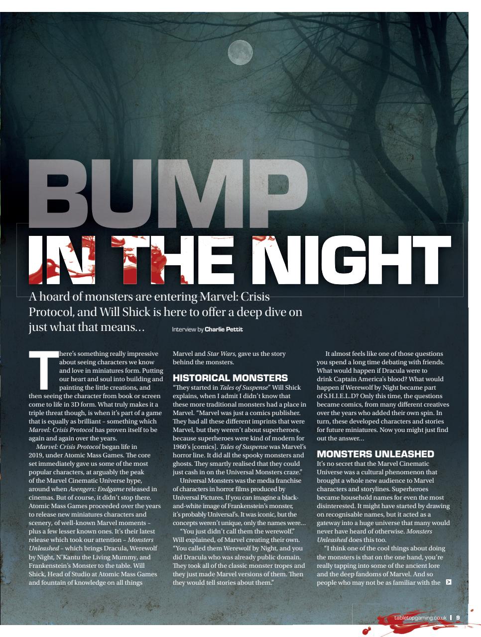 Tabletop Gaming Preview Pages