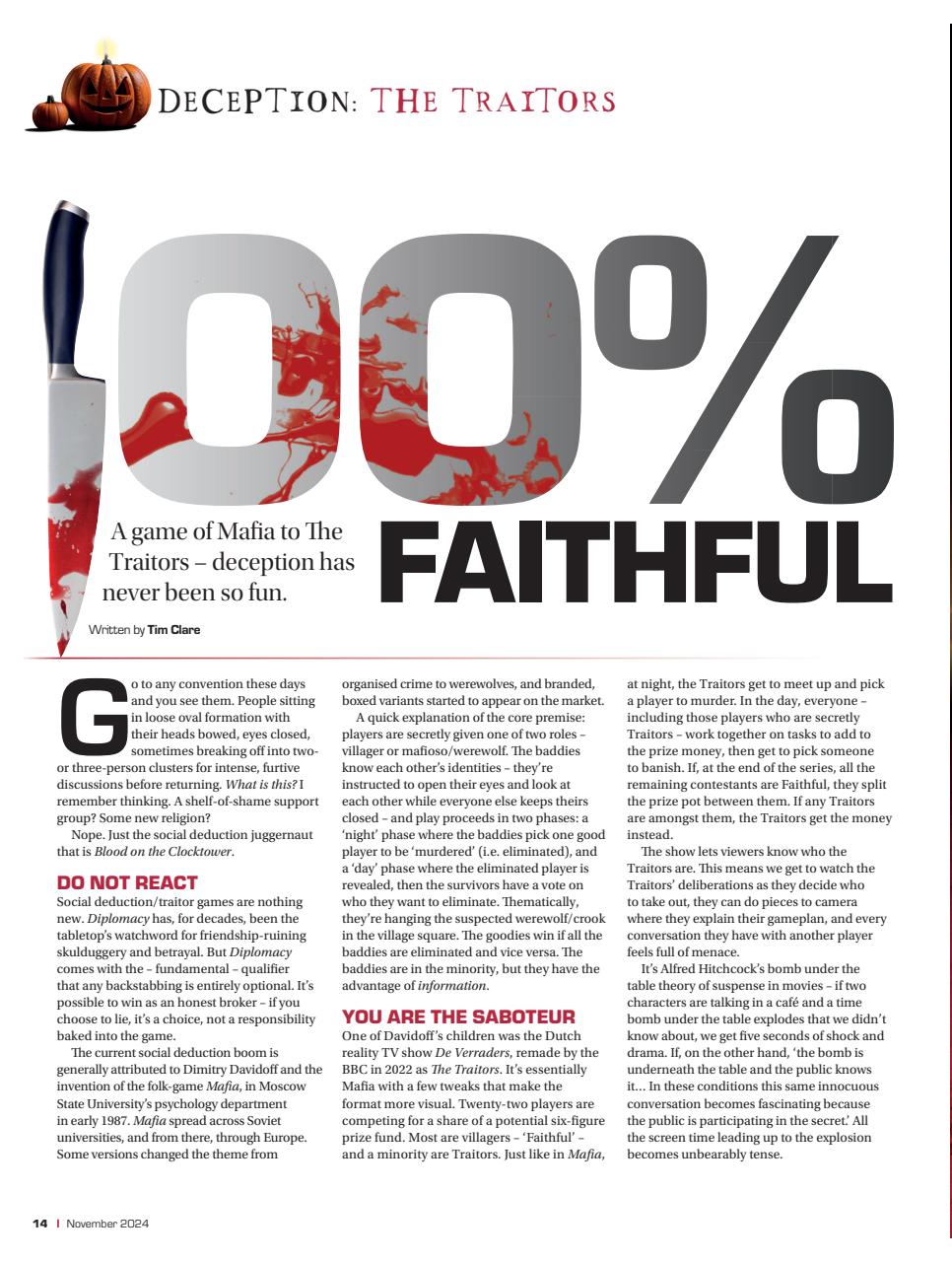 Tabletop Gaming Preview Pages