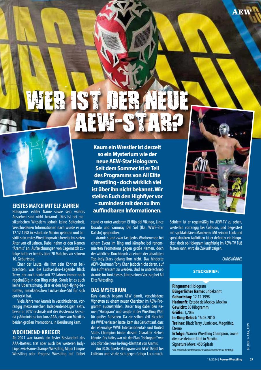 Power-Wrestling Preview Pages