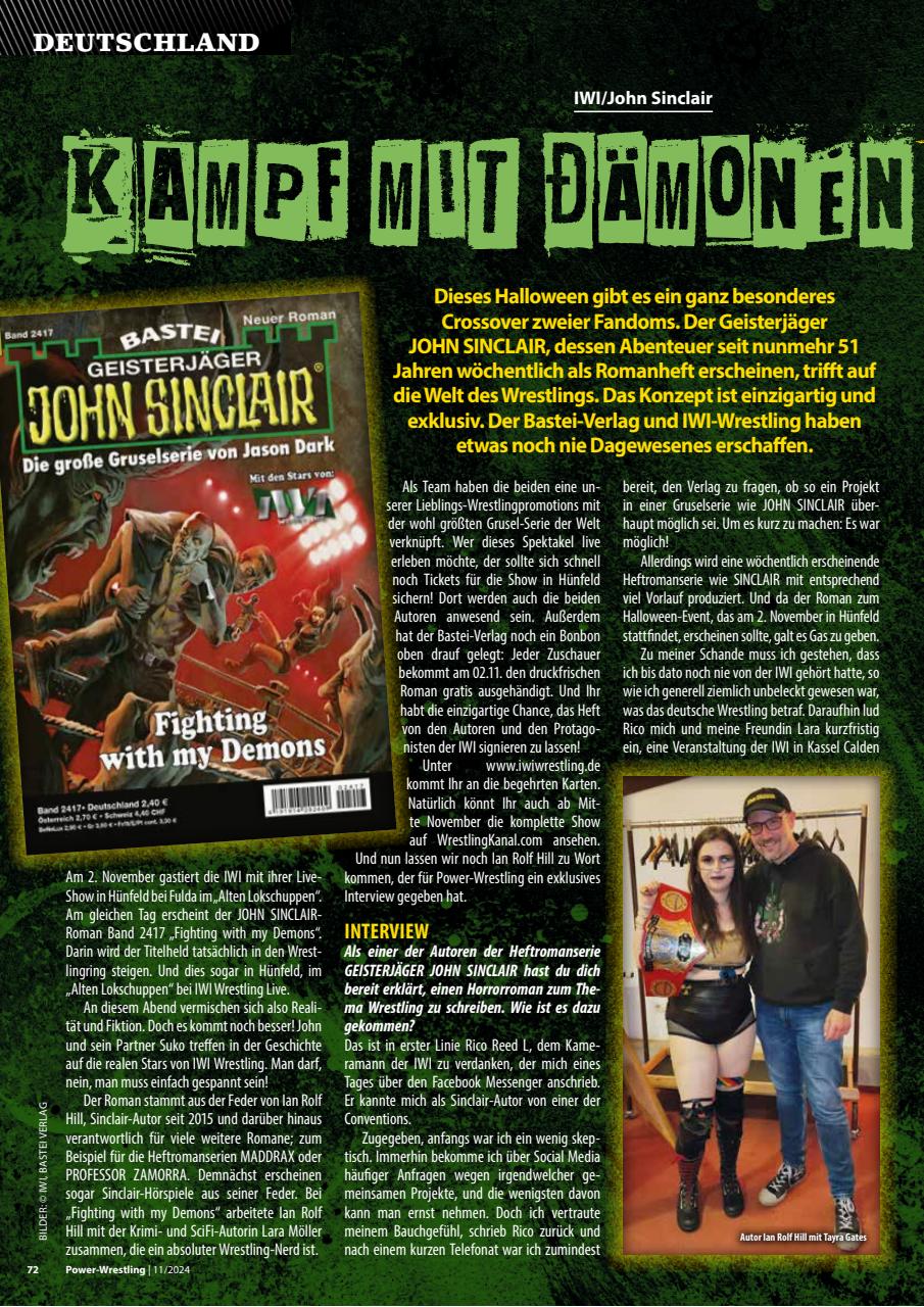 Power-Wrestling Preview Pages