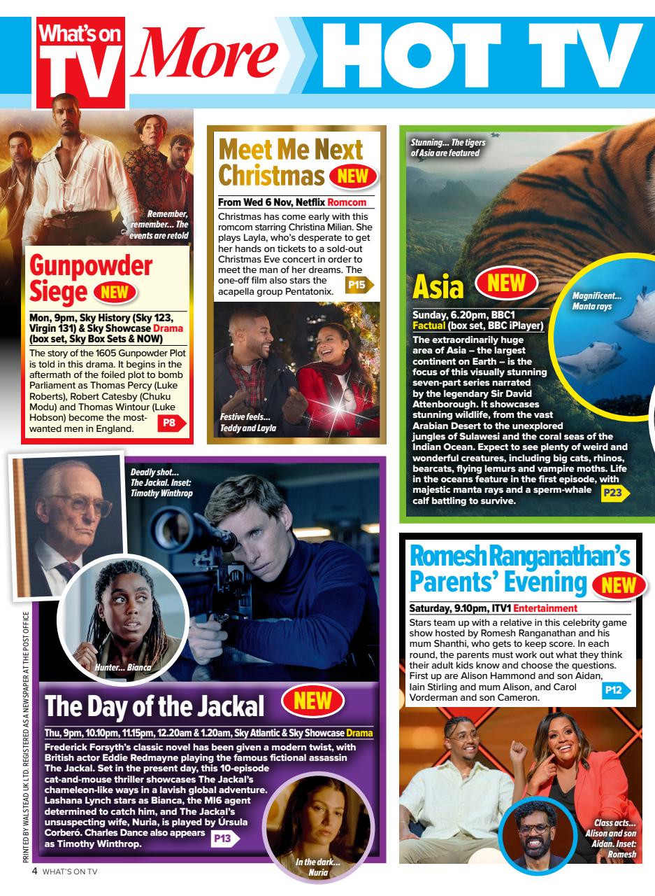 What's on TV Preview Pages