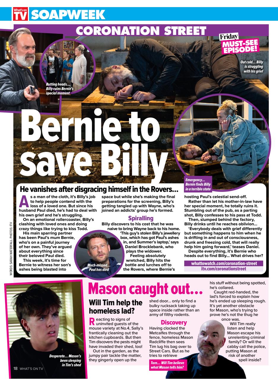 What's on TV Preview Pages