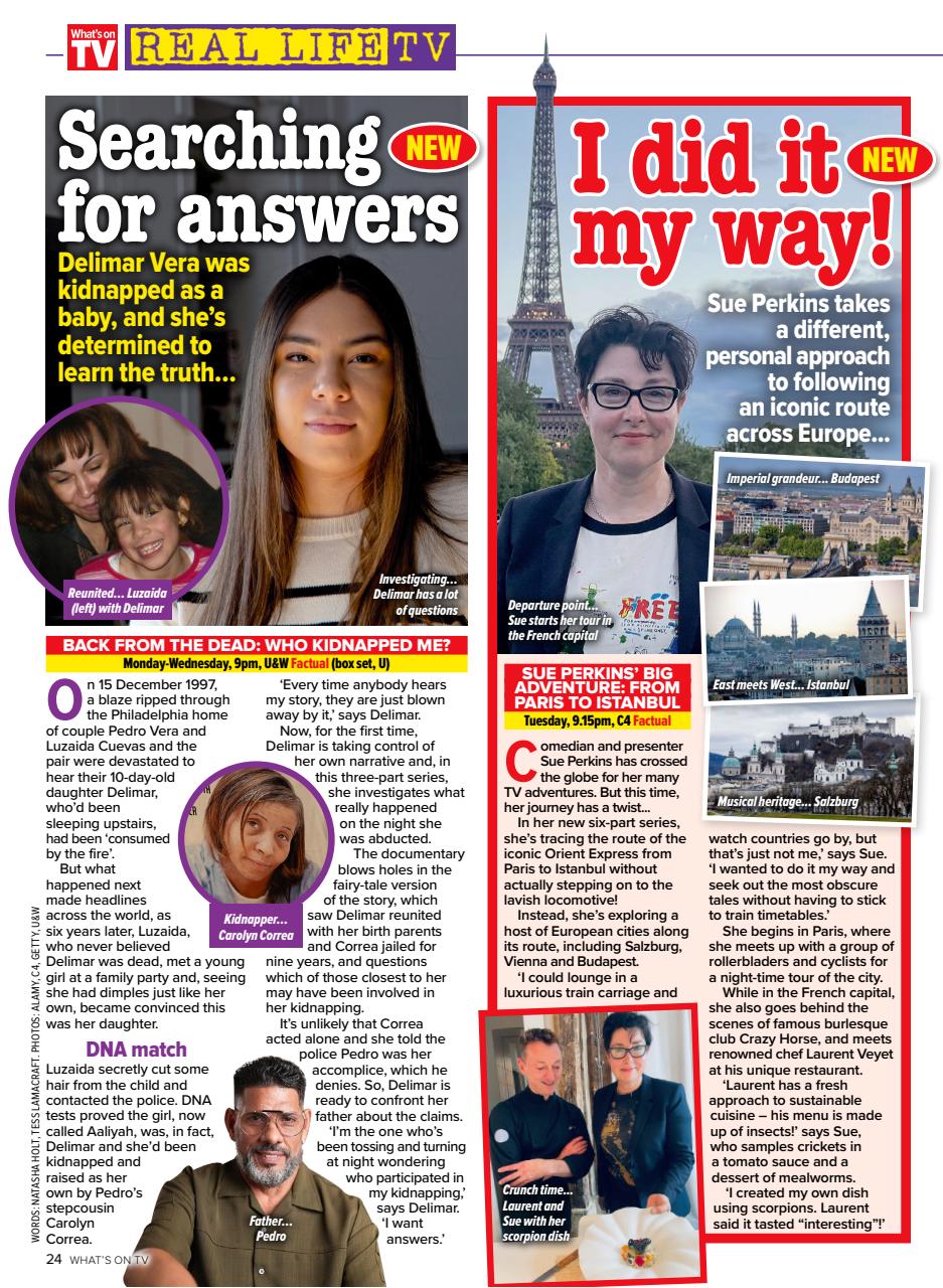 What's on TV Preview Pages