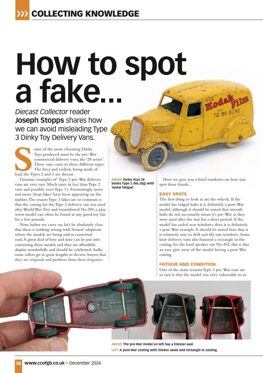 Diecast Collector Preview Pages