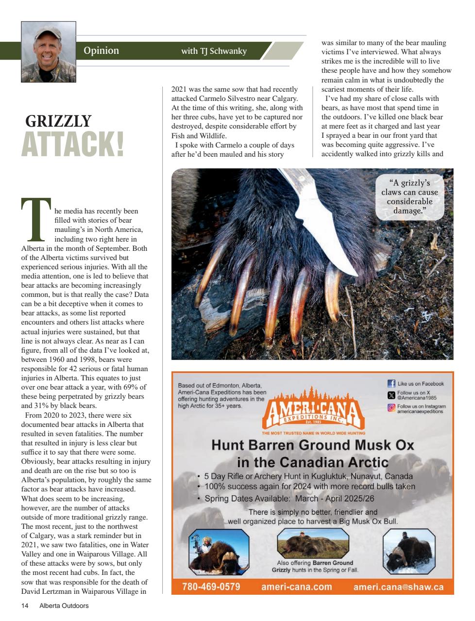 Alberta Outdoors Preview Pages