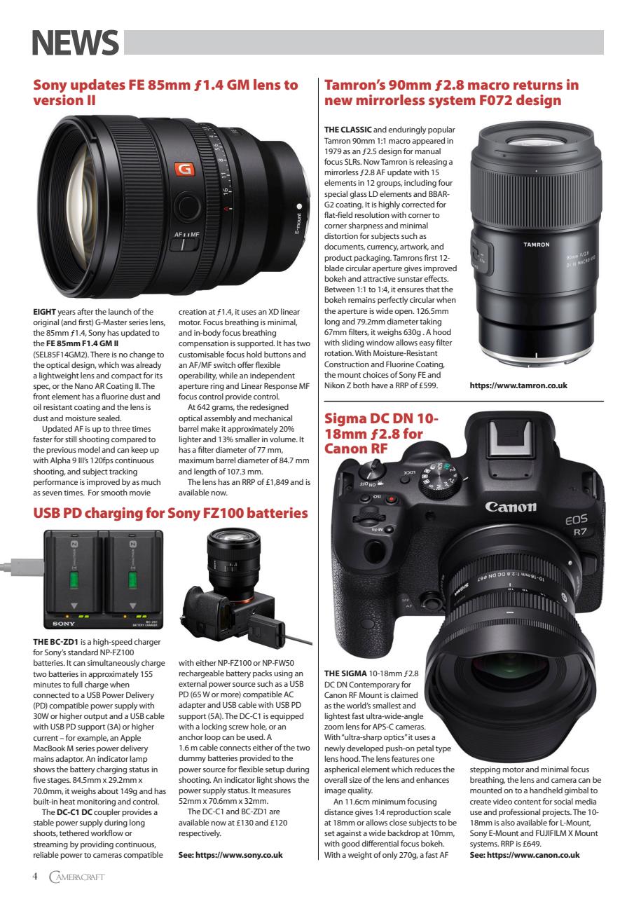 f2 Cameracraft Preview Pages