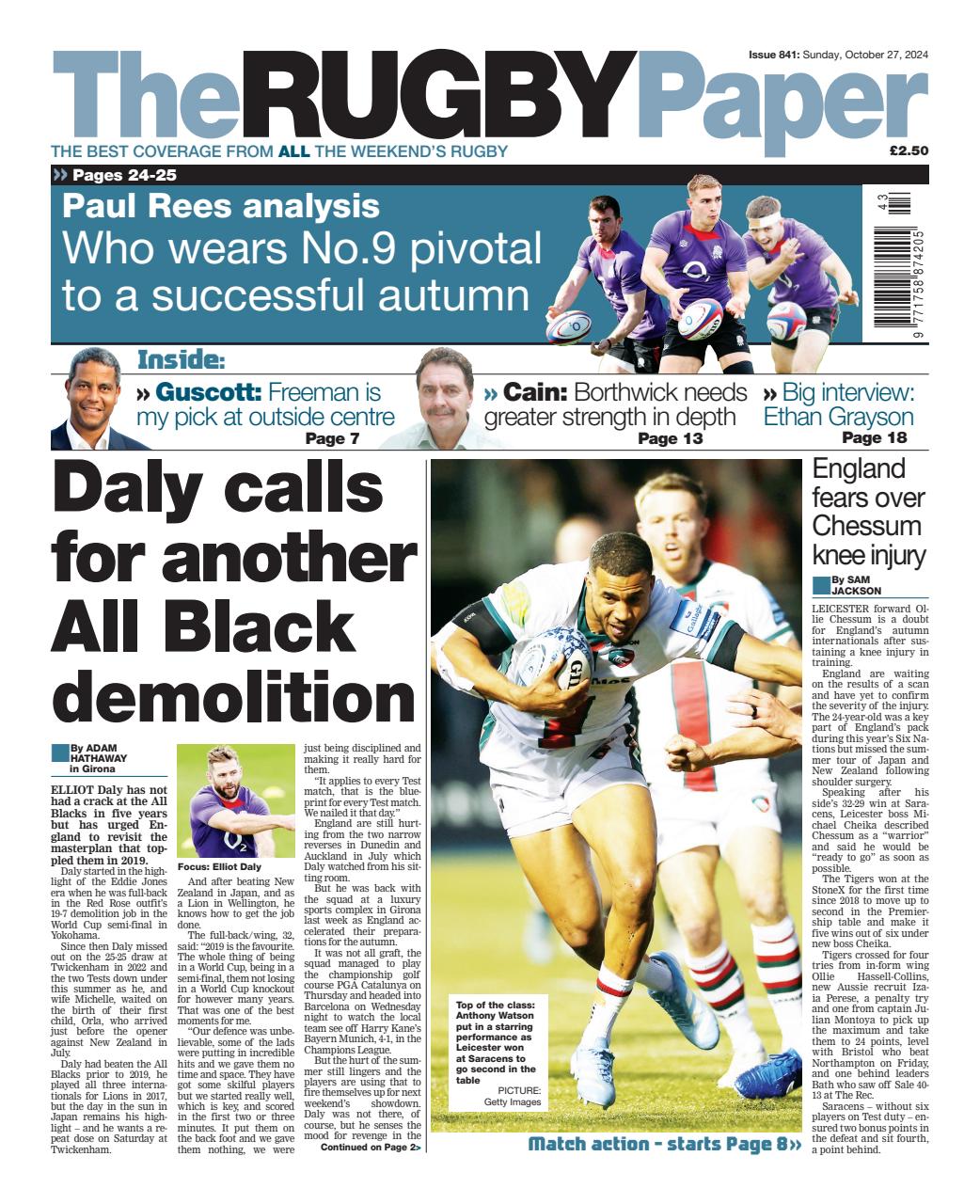 The Rugby Paper Preview Pages