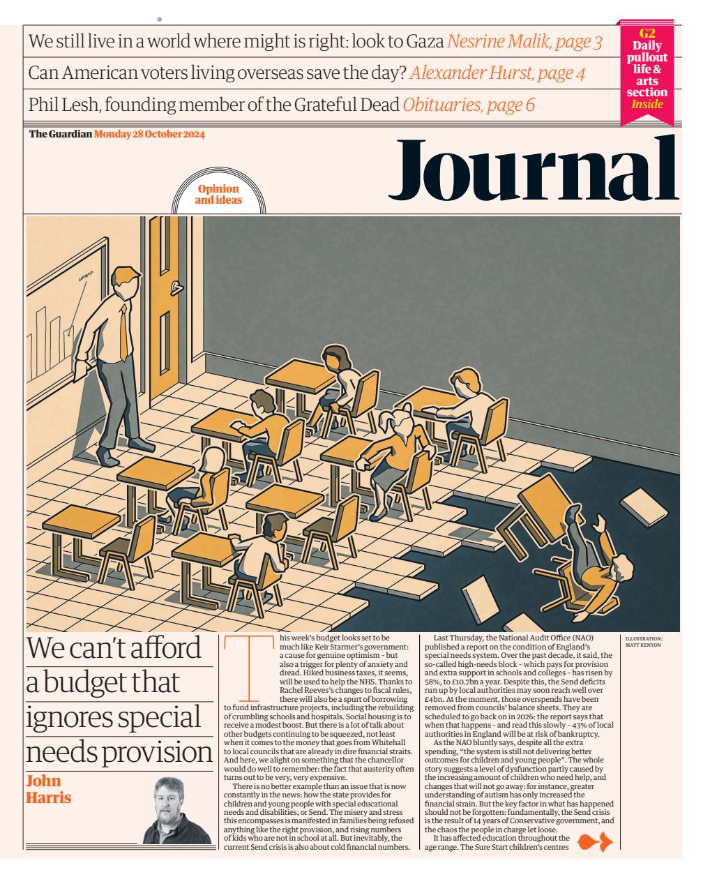 The Guardian Newspaper Preview Pages