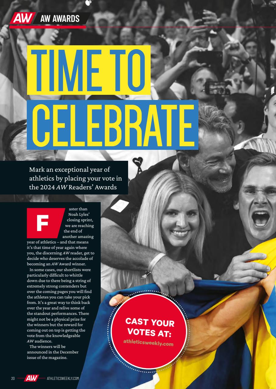 AW – Athletics Weekly Magazine Preview Pages