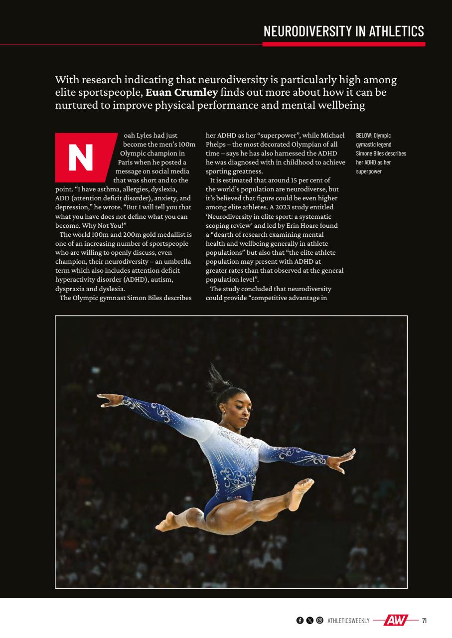 AW – Athletics Weekly Magazine Preview Pages