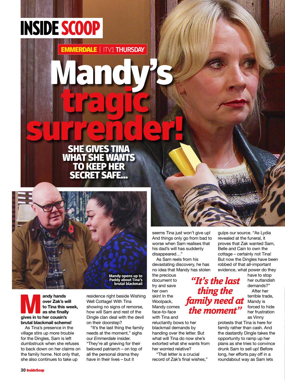 Inside Soap Preview Pages