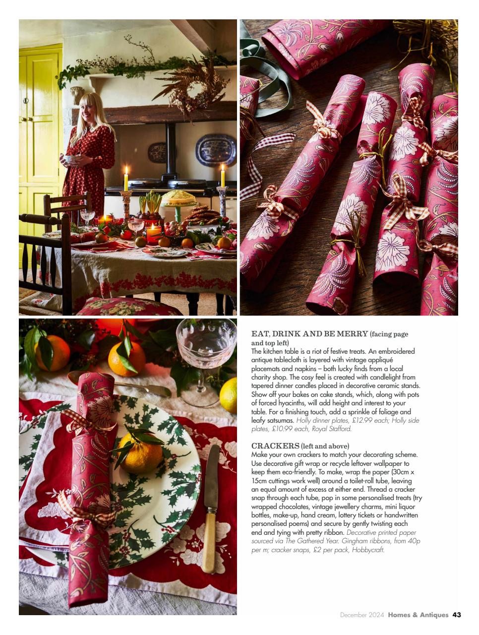 Homes & Antiques Magazine Preview Pages