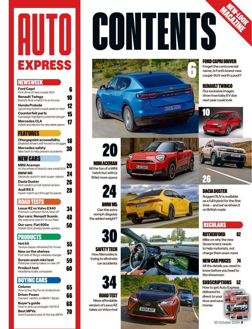 Auto Express Preview Pages