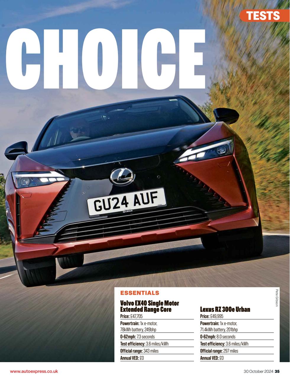 Auto Express Preview Pages