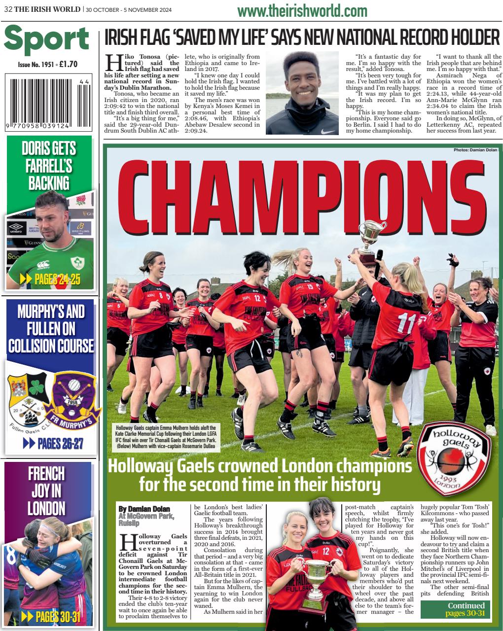 Irish World Preview Pages