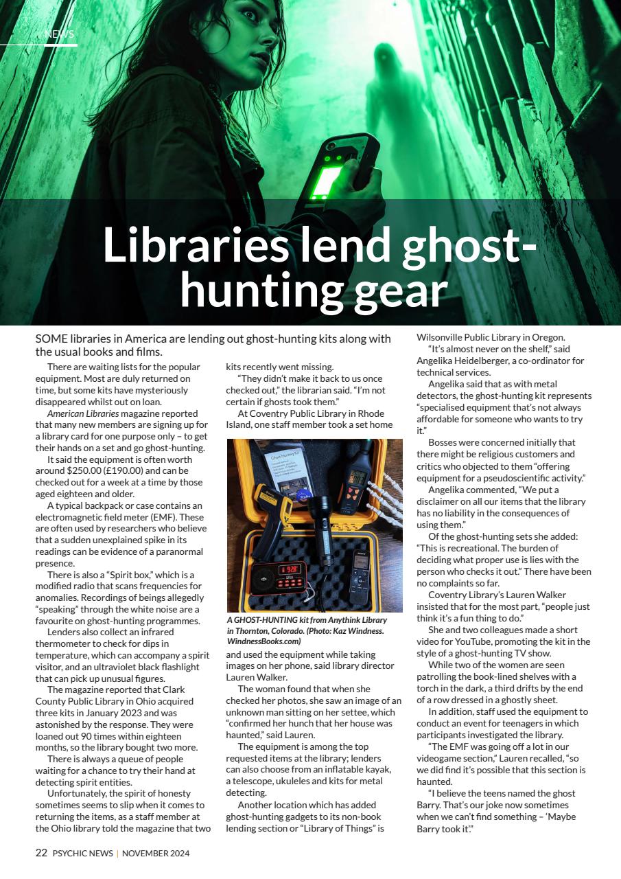 Psychic News Preview Pages