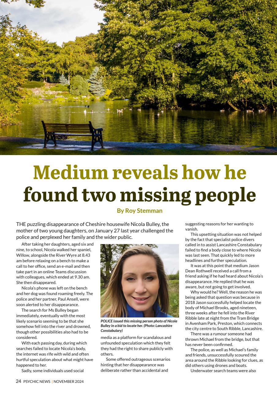 Psychic News Preview Pages