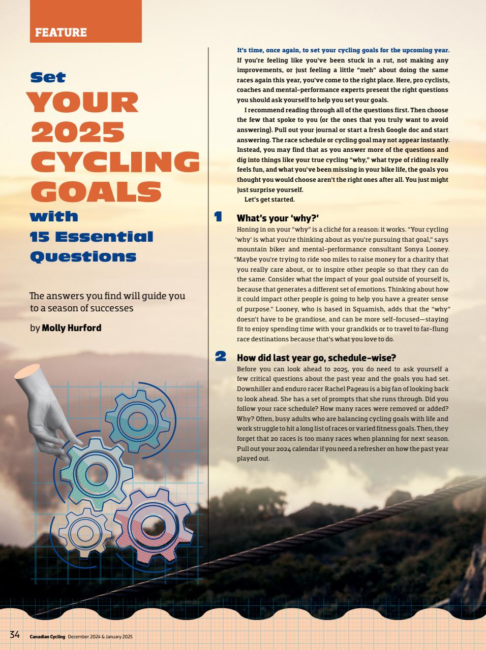 Canadian Cycling Magazine Preview Pages