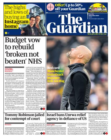The Guardian Newspaper issue Tuesday, 29 October 2024