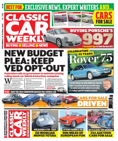 Classic Car Weekly issue 30-Oct-2024