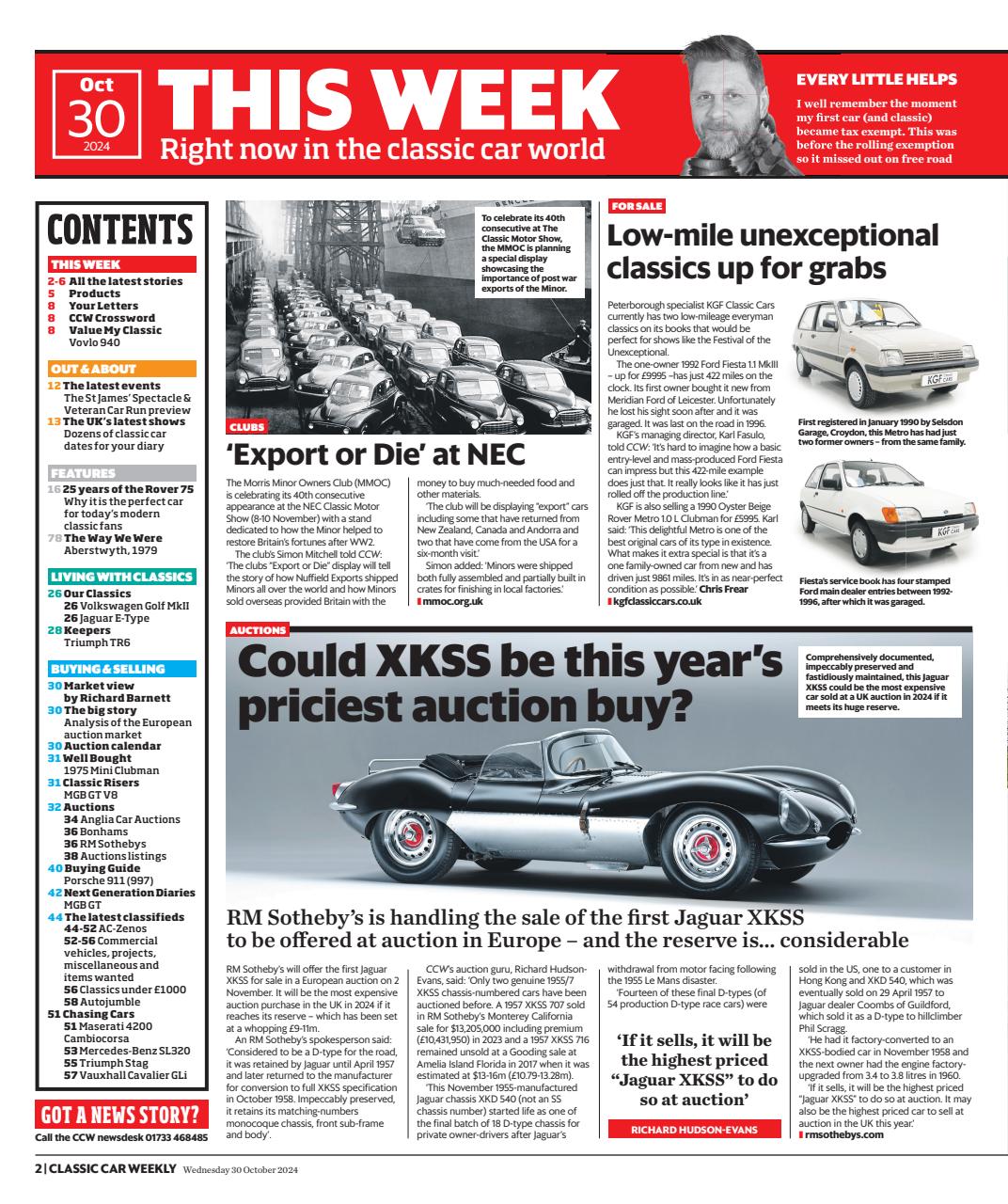 Classic Car Weekly Preview Pages