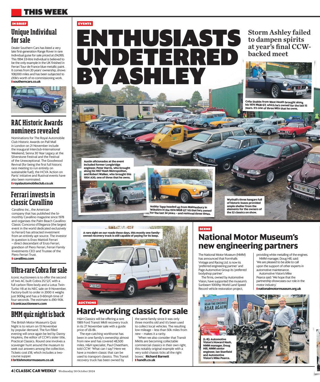 Classic Car Weekly Preview Pages