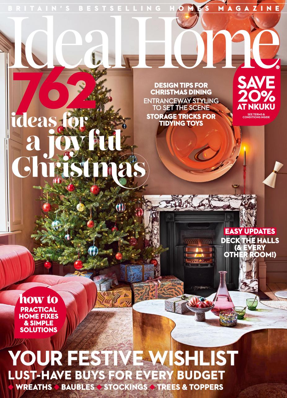 Ideal Home Magazine Subscriptions and December 2024 Issue