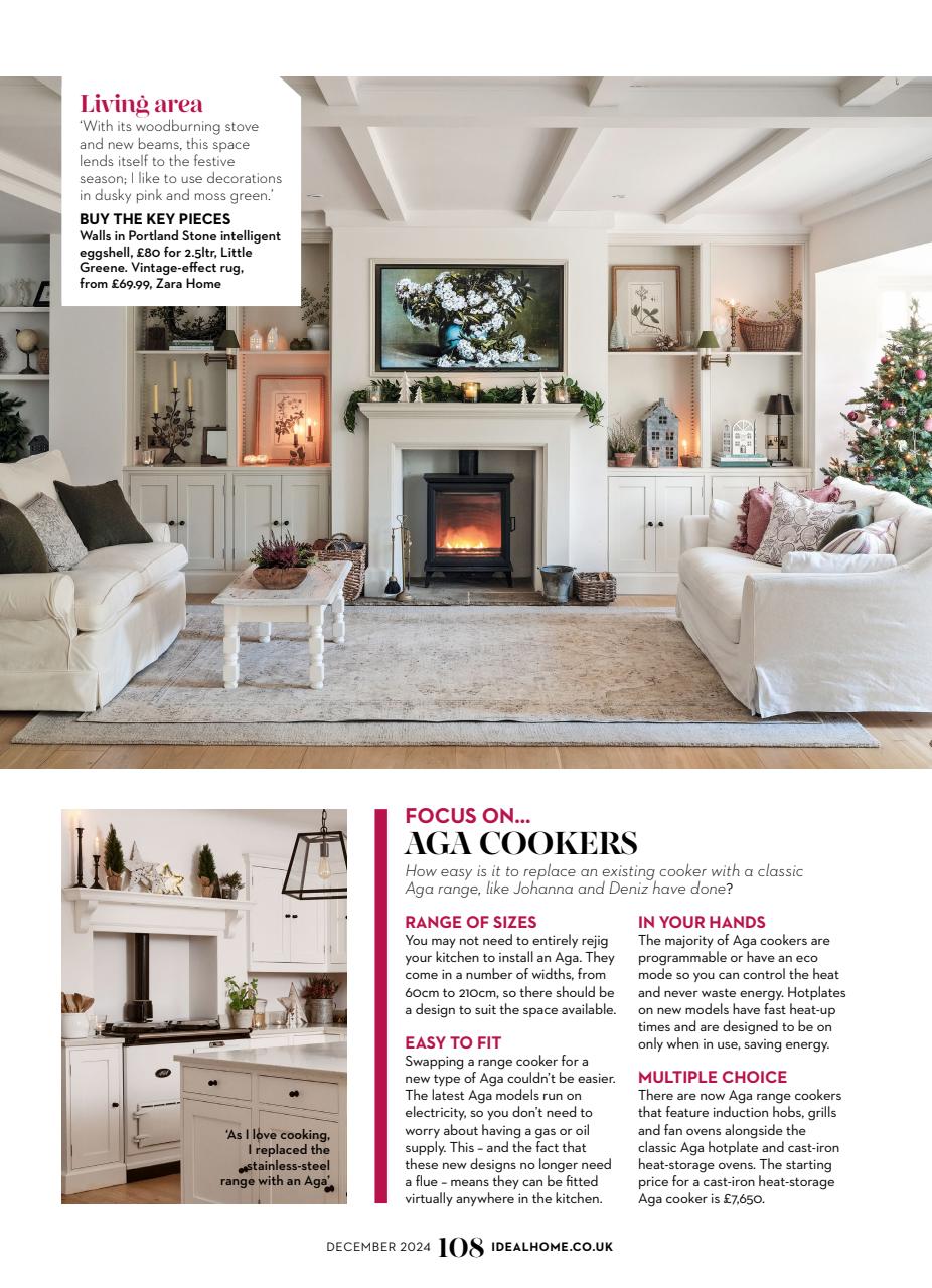 Ideal Home Magazine Subscriptions and December 2024 Issue