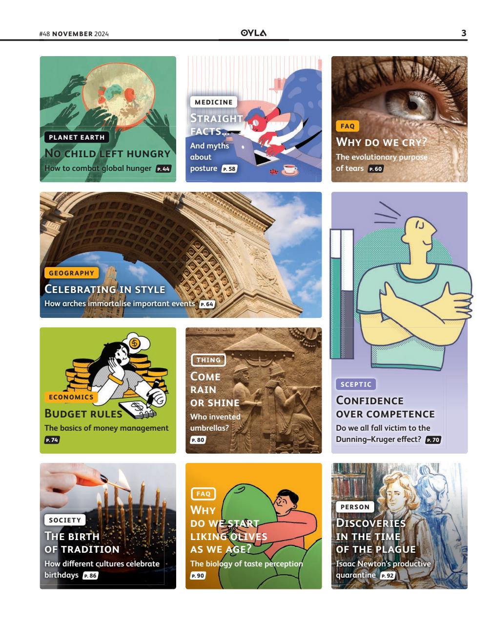 OYLA Magazine Preview Pages