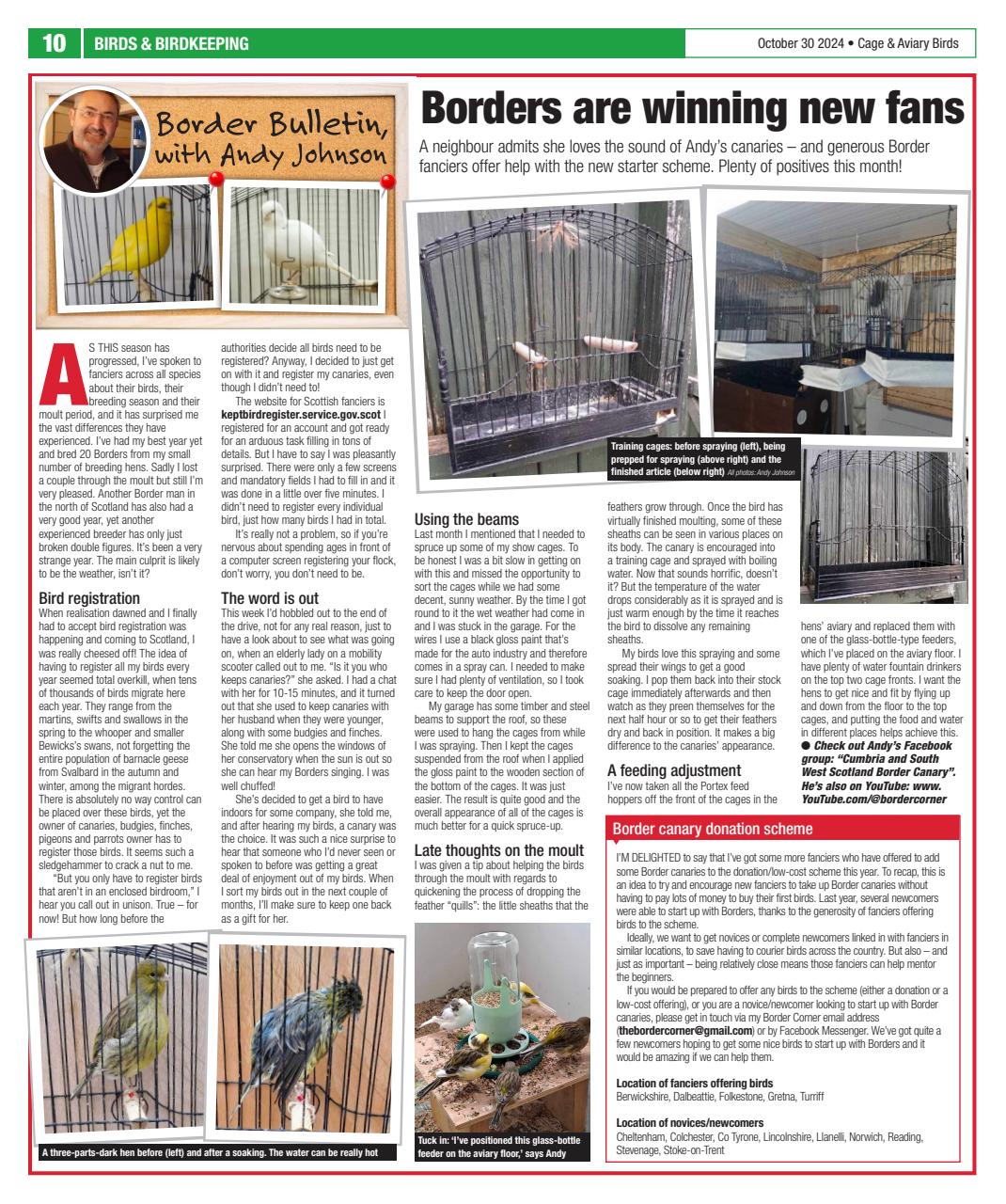 Cage & Aviary Birds Preview Pages